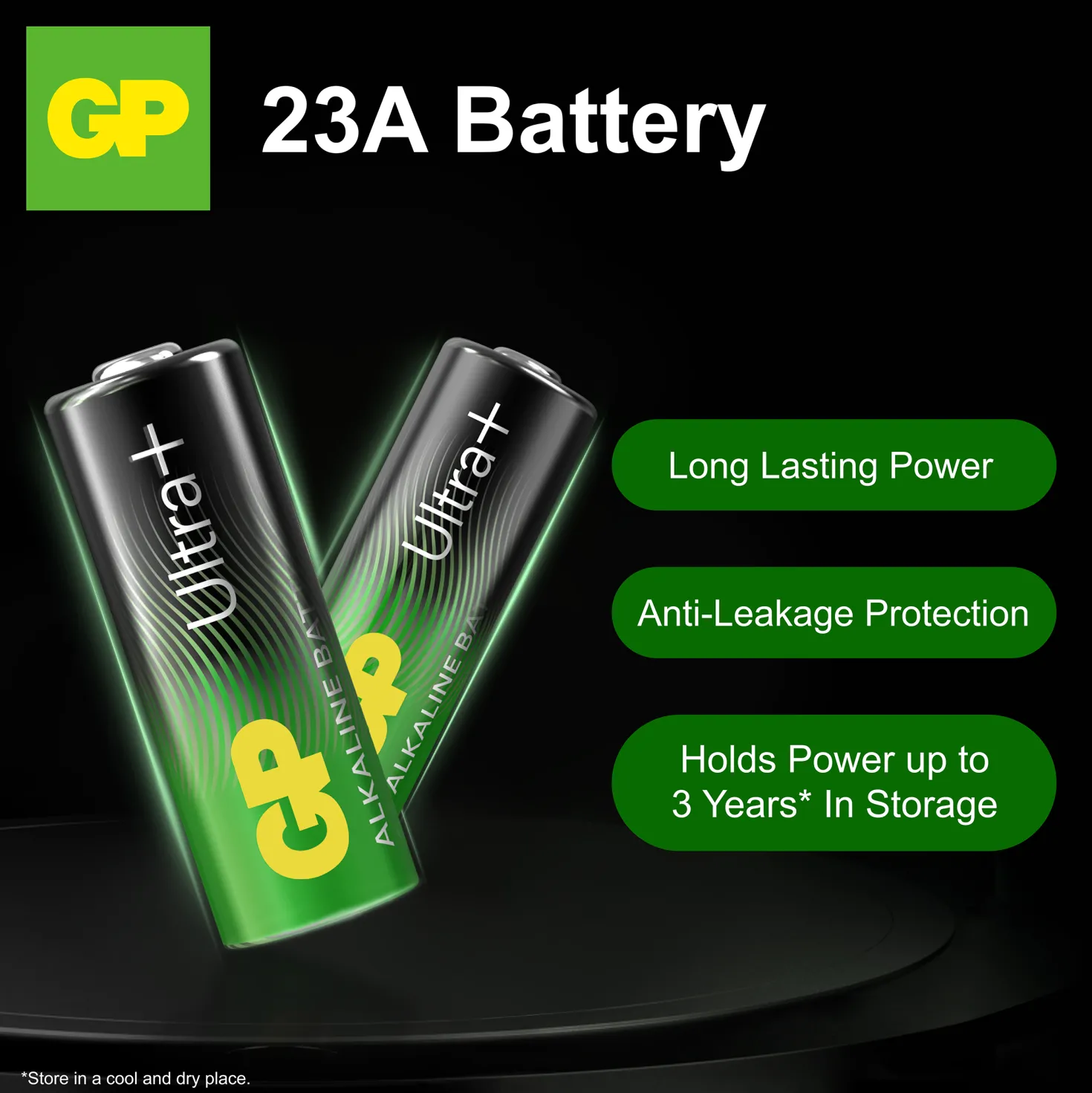 Batteri VR22 Alkaliskt 12V, A23-kompatibel