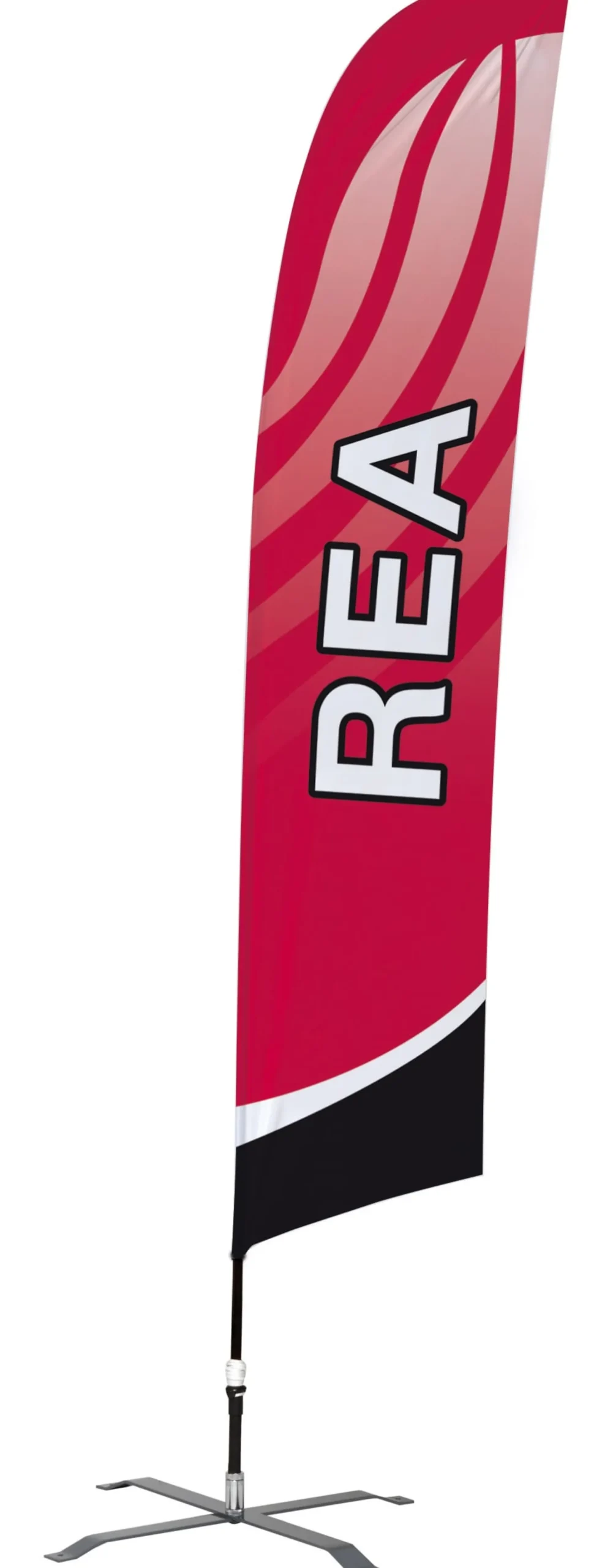 Beachflagga Rea Digitaltryckt Polyester, 50x230 cm, 262 cm monterad
