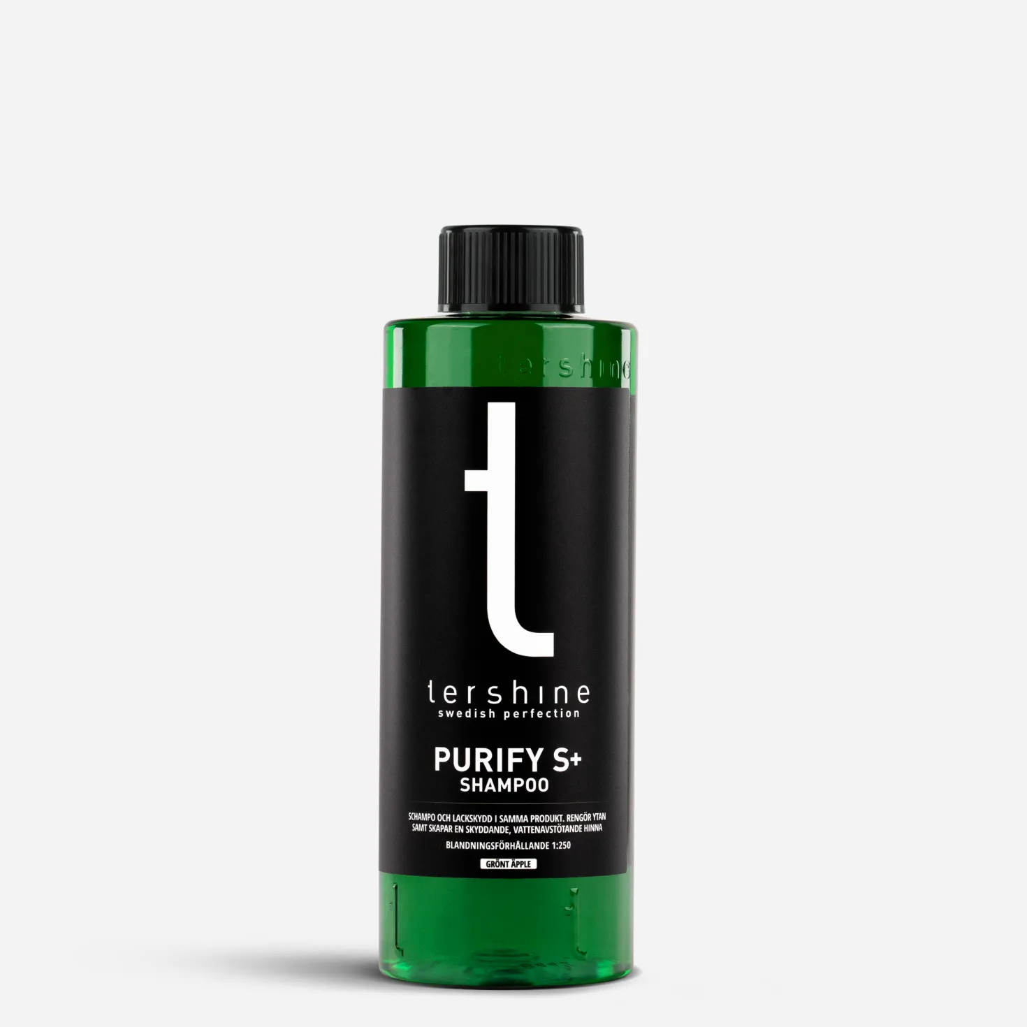 Bilschampo Tershine Purify S+ med avrinning, PFAS-fri, 500 ml
