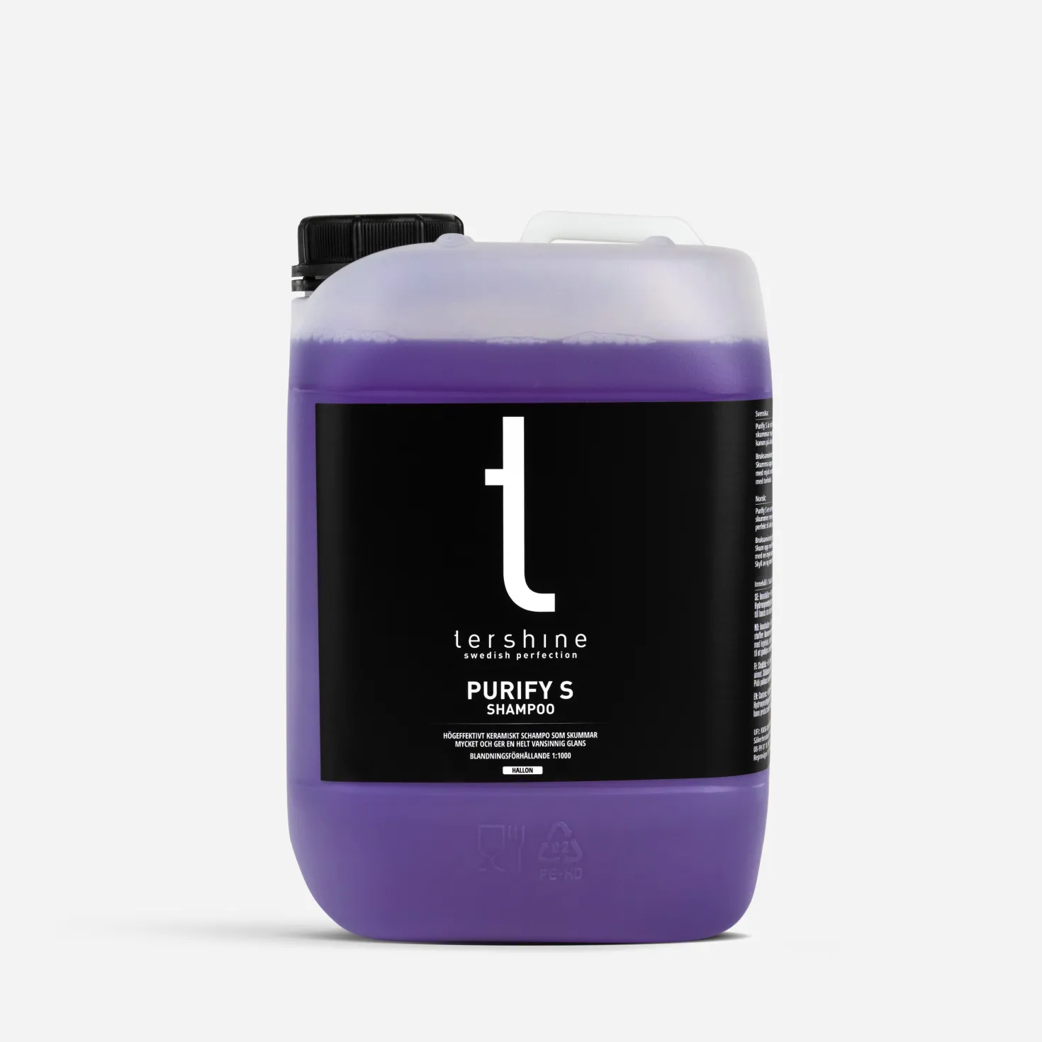 Bilschampo Tershine Purify S Keramiskt, hallon, 5 L