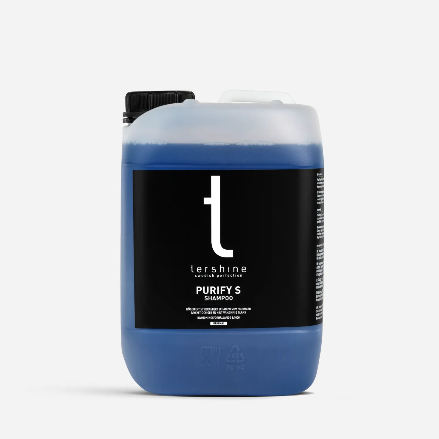 Bilschampo Tershine Purify S Keramiskt, 5 L, 1:1000
