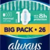 Bindor Always Ultra Normal Size 1 Wings, 26 st