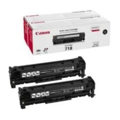 718BK black toner patron 2-pak