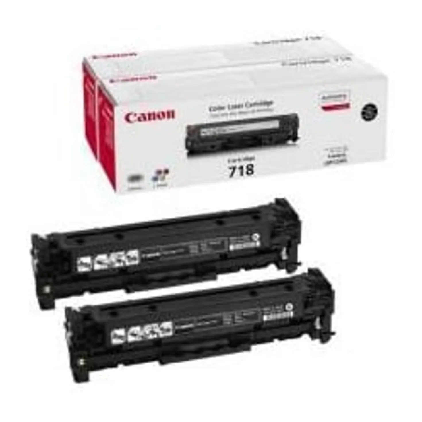 718BK black toner patron 2-pak