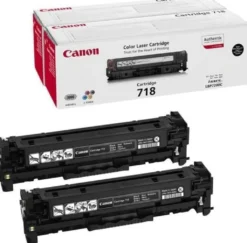 718BK black toner patron 2-pak