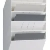 Blankettfack Durable Flexiboxx A4L, 6 fack, vit, väggmonterad