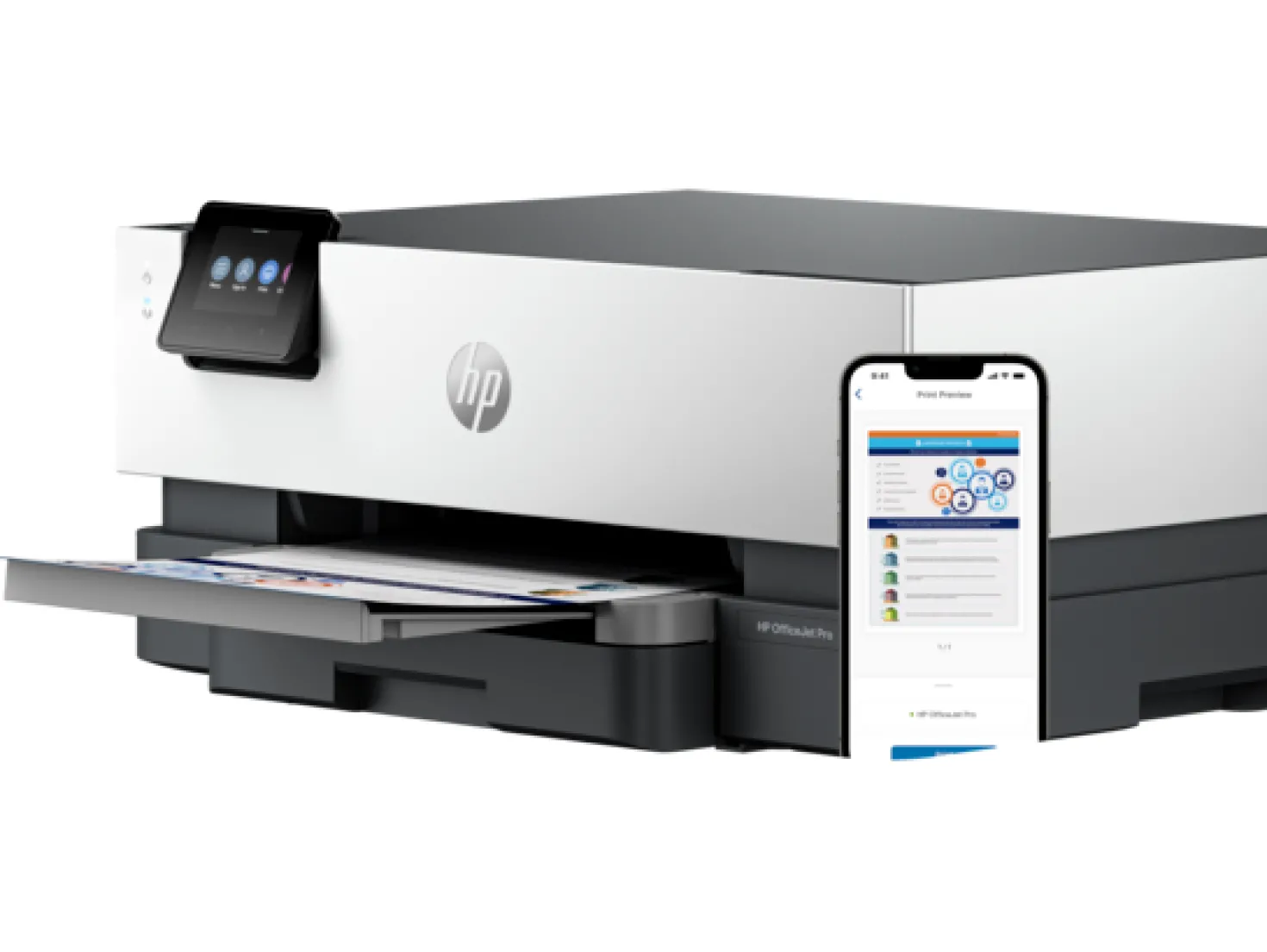 Bläckstråleskrivare HP OfficeJet Pro 9110b, Wi-Fi, Bluetooth, färg
