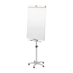 Blädderblocksställ Nobo Classic Steel, hjul, magnetisk yta