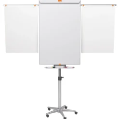 Blädderblocksställ Nobo Classic Steel, magnetisk yta, 70x100 cm, hjul