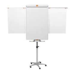 Blädderblocksställ Nobo Classic Steel, magnetisk yta, 70x100 cm, hjul