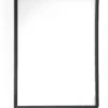 Blädderpanel Durable Sherpa Pin A4, svart ram, 5 st