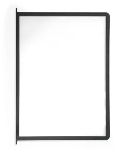 Blädderpanel Durable Sherpa Pin A4, svart ram, 5 st