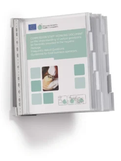 Blädderställ Durable FUNCTION SAFE WALL 10, väggmontage, 10 paneler A4