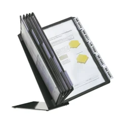 Blädderställ Durable Vario A4 10, bord, svart, metall