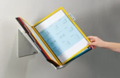 Blädderställ Durable Vario Pro 10, bord och vägg, blandade färger