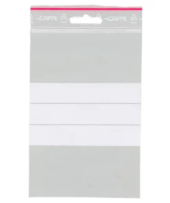 Blixtlåspåse Grippie 11-80 med skrivfält, 100x150mm, 1000 st