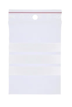 Blixtlåspåse Grippie 11-61 med skrivfält, 60x80mm, 1000 st