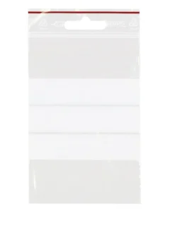Blixtlåspåse Grippie 11-65 med skrivfält, 80x120mm, 1000 st