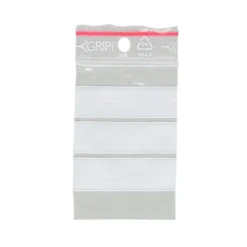 Blixtlåspåse Grippie 11-66 med skrivfält, 40x60mm, 1000 st