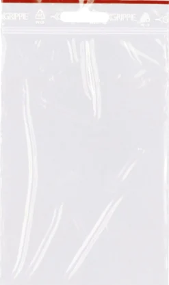 Blixtlåspåse Grippie 11-14 Transparent, 90x190mm, 1000 st