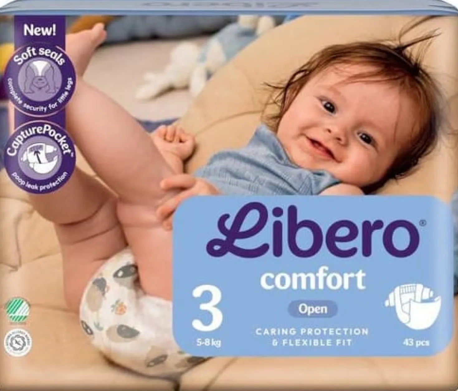 Blöja Libero Comfort 3 5-8kg 43/fp