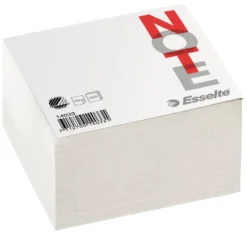 Blockkub Esselte Limmad, vit, 100x100 mm, 500 ark