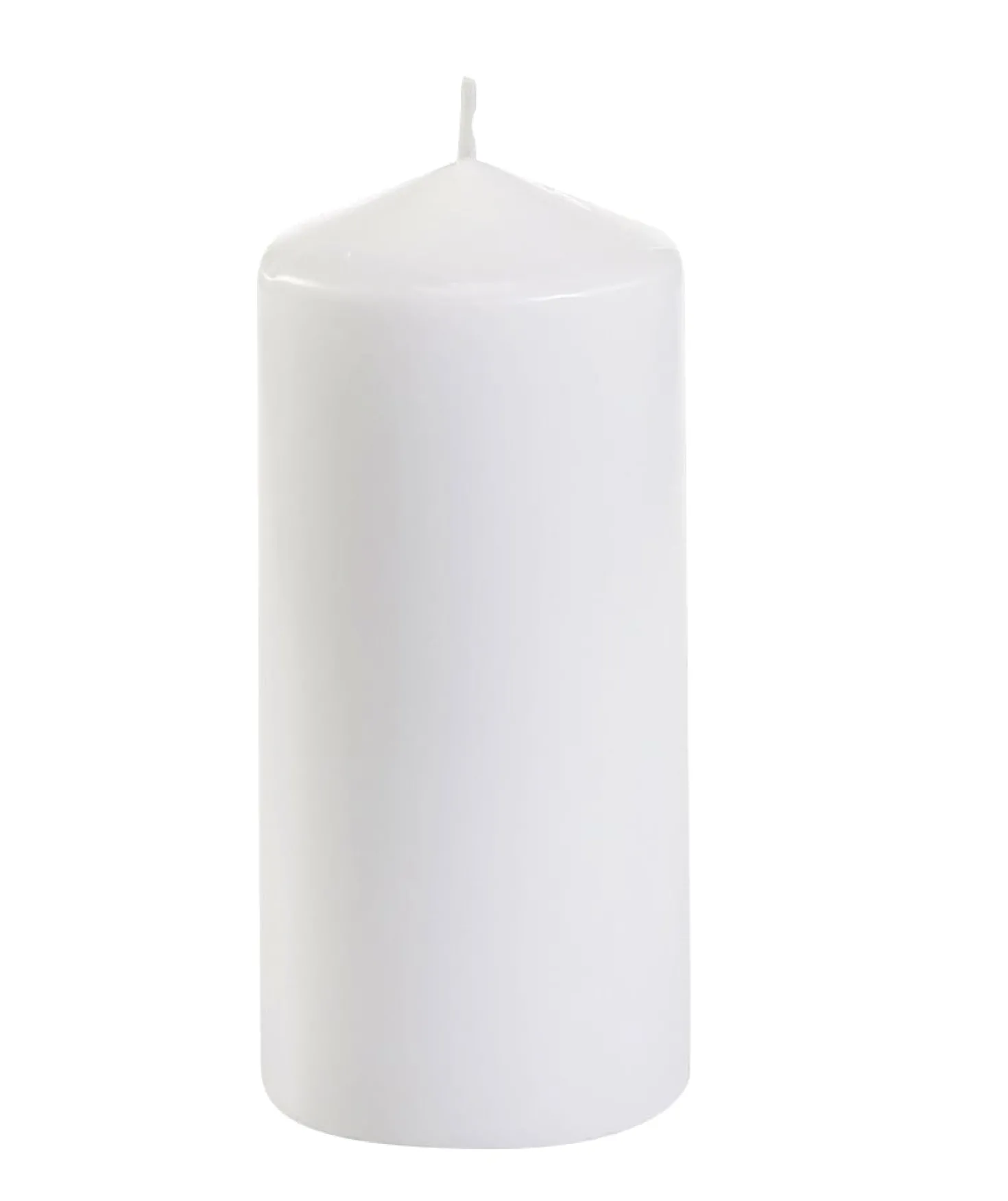 Blockljus Papstar Vit, Ø 60x130 mm, 30 h brinntid