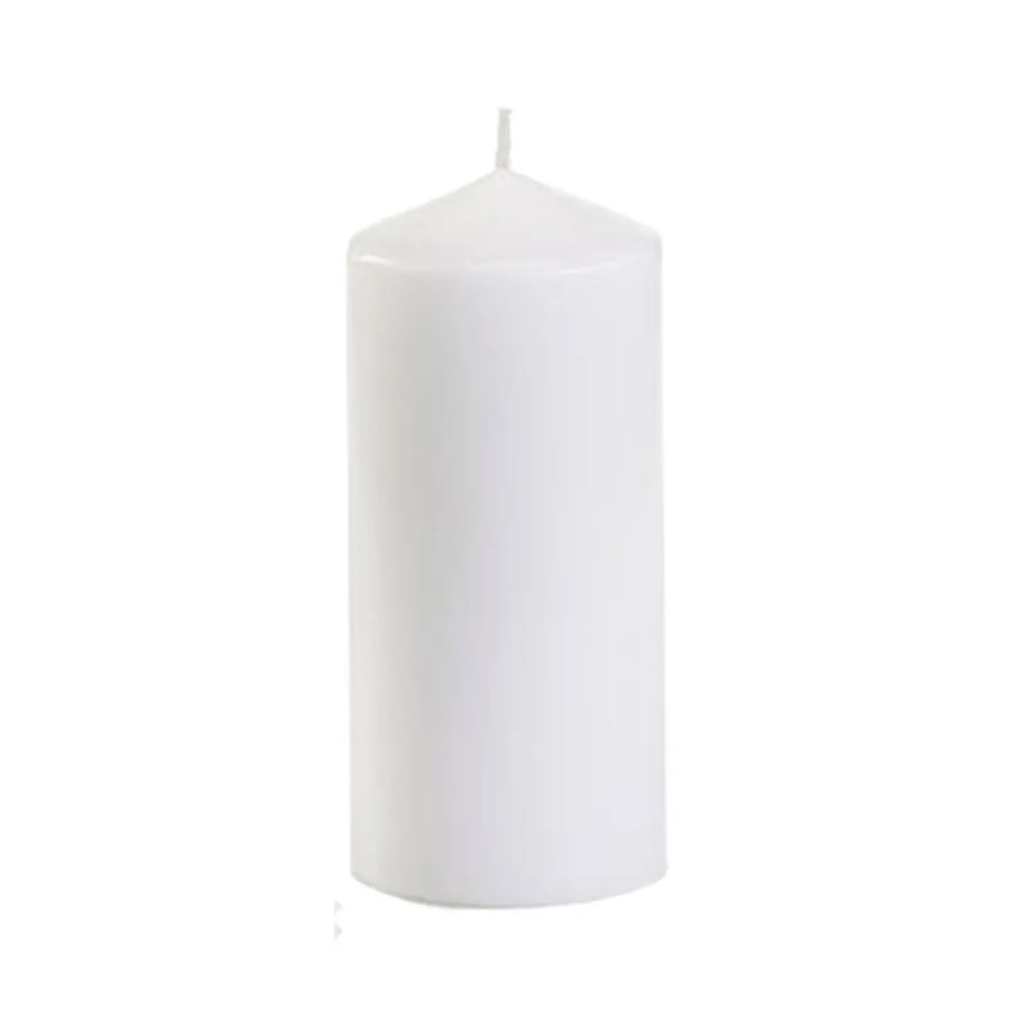 Blockljus Papstar Vit, Ø 60x130 mm, 30 h brinntid