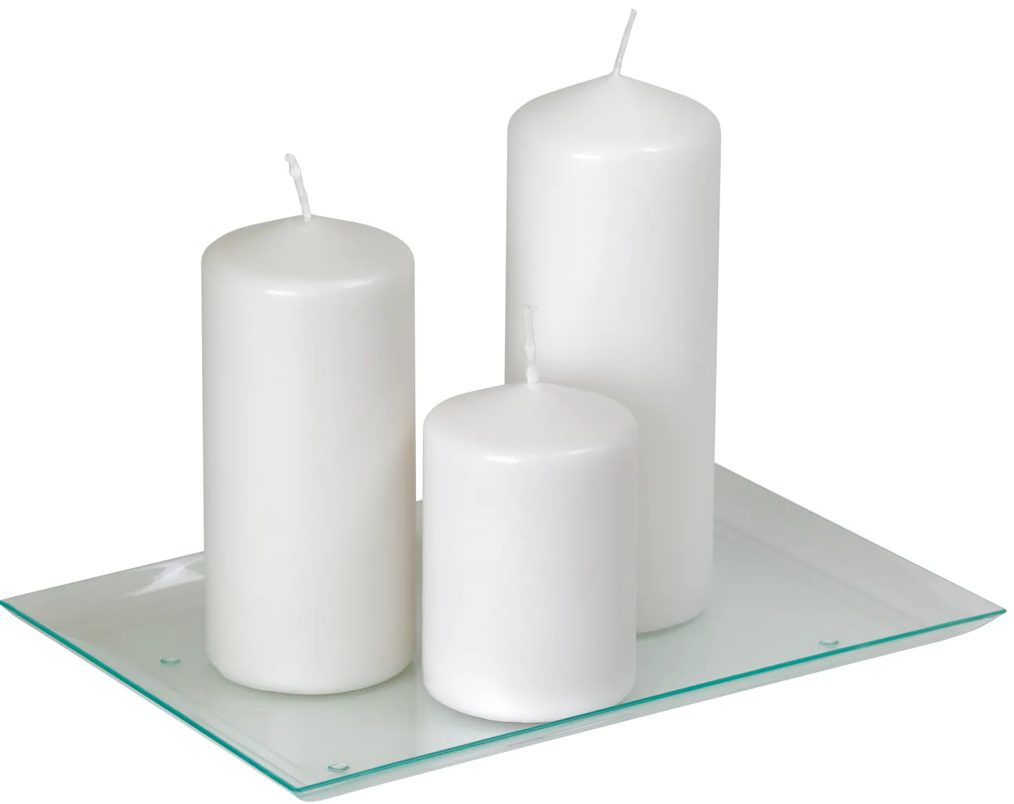 Blockljus Papstar Vit, Ø 60x130 mm, 30 h brinntid
