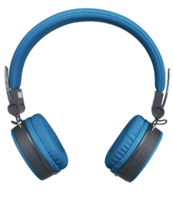 Bluetooth-headset Streetz BT200 Hopfällbart On-Ear, blå, 3,5mm
