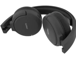 Bluetooth-hörlurar Streetz BT210, hopfällbara, mikrofon, svart
