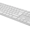 Bluetooth-tangentbord Deltaco TB-402 för Mac, nordisk, aluminium, fullstort