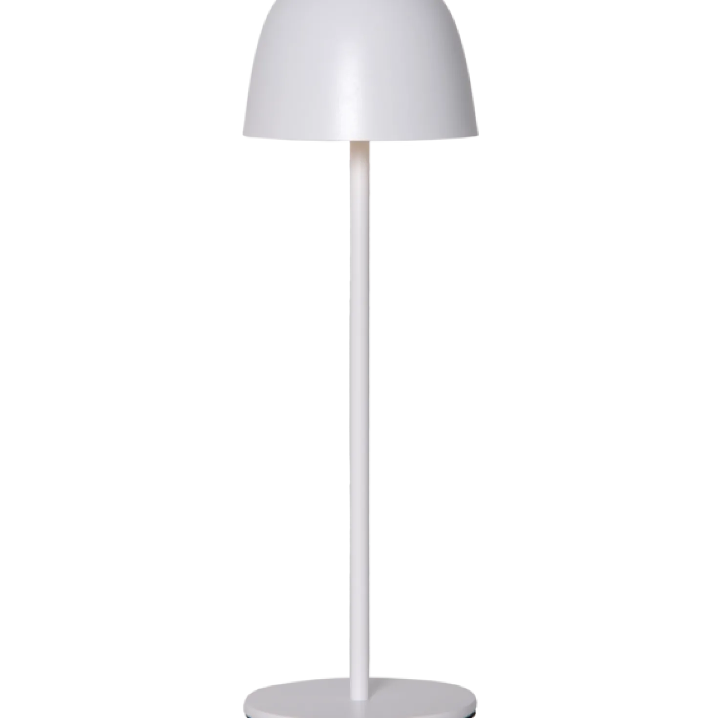 Bordslampa Star Trading Ronda, uppladdningsbar, touch-dimmer, vit