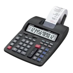 Bordsräknare Casio HR-200RCE, utskrivande, 12-siffrig, tvåfärg