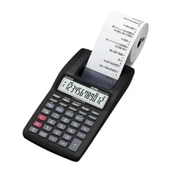 Bordsräknare Casio HR-8RCE, utskrivande, 12-siffrig, svart