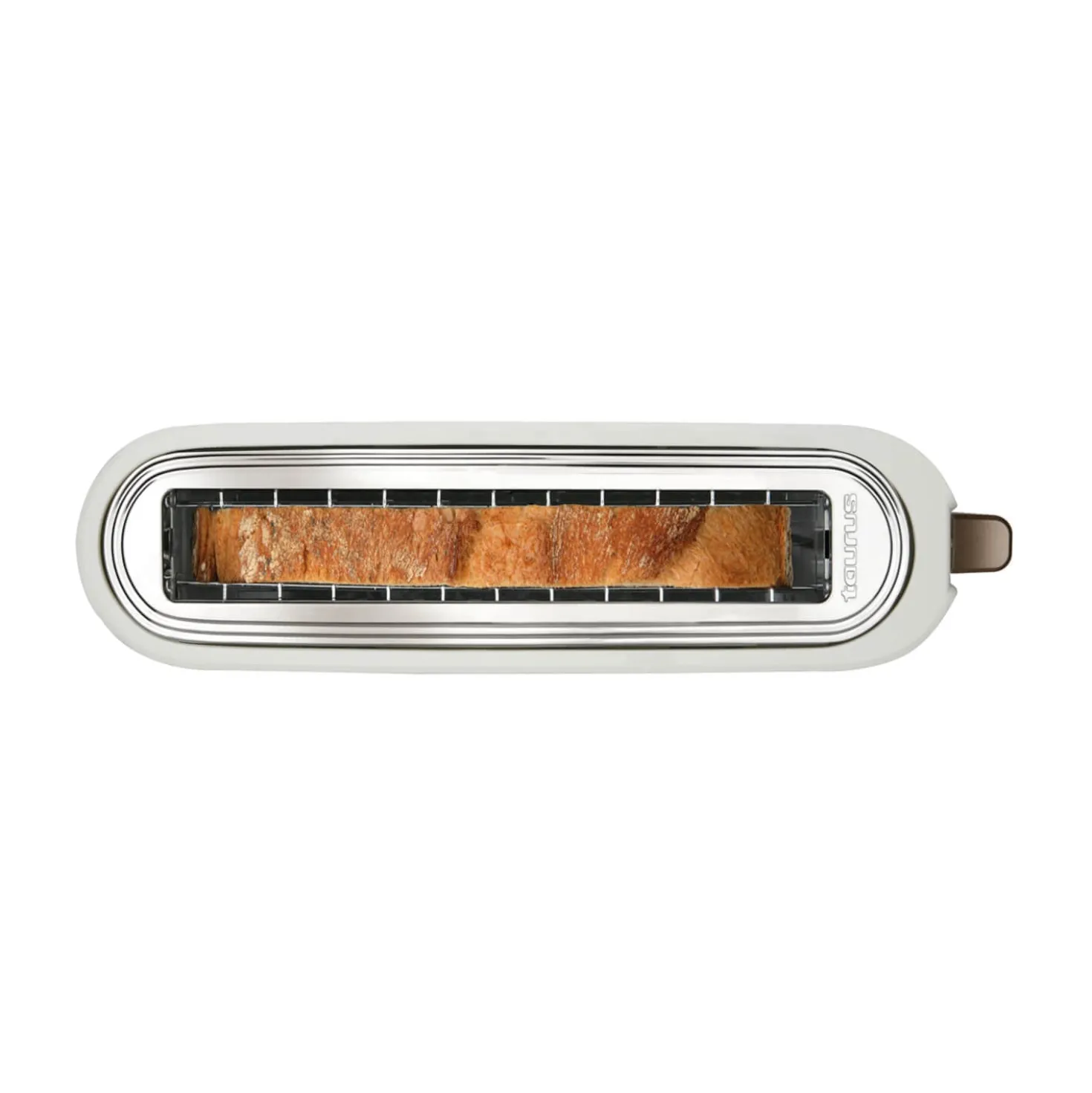 Brödrost TAURUS Mytoast Enkelslot, vit, 1000 W, 260 mm slot