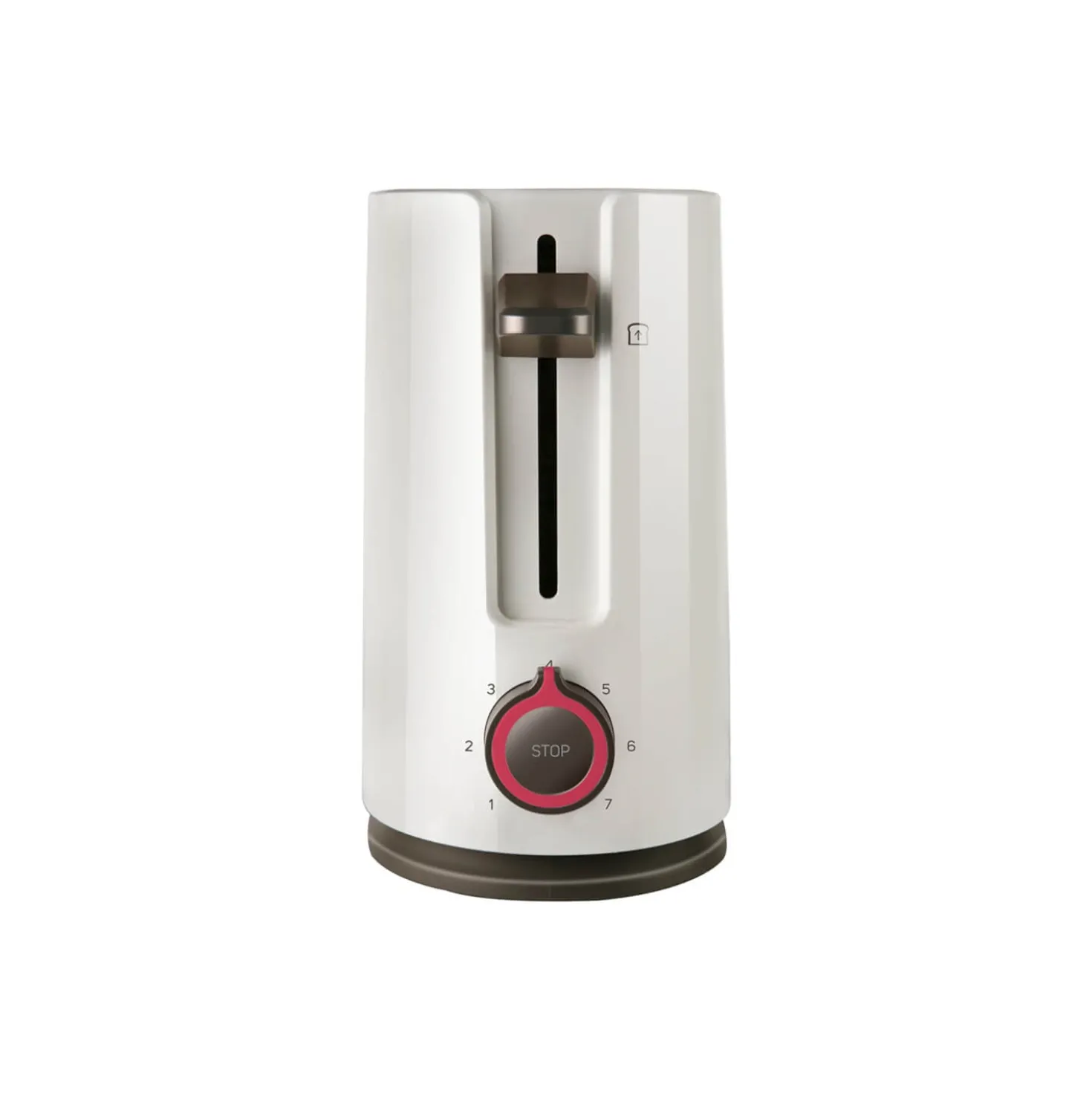Brödrost TAURUS Mytoast Enkelslot, vit, 1000 W, 260 mm slot