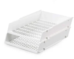 Brevkorg Durable Economy, stapelbar, vit, A4
