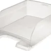 Brevkorg Leitz Jumbo A4, transparent frost, stapelbar