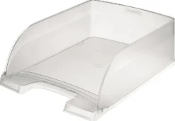 Brevkorg Leitz Jumbo A4, transparent frost, stapelbar