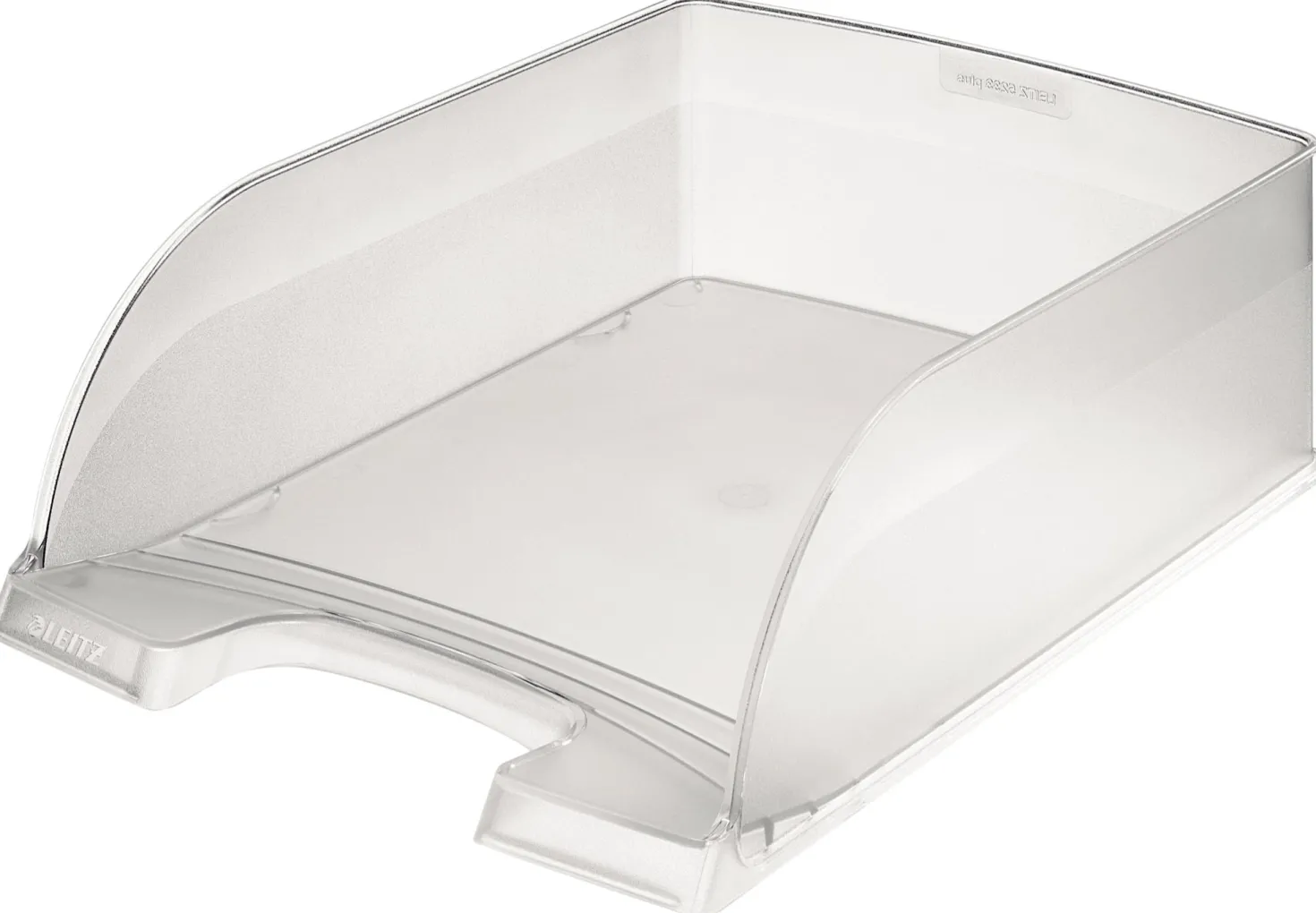 Brevkorg Leitz Jumbo A4, transparent frost, stapelbar