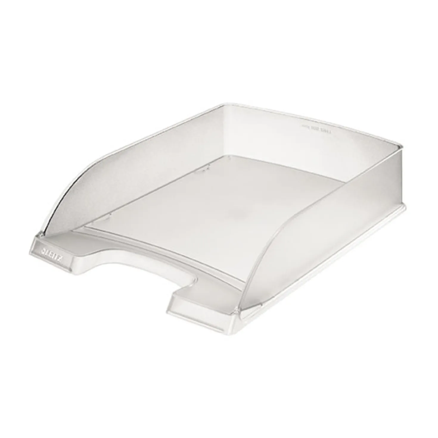 Brevkorg Leitz Plus A4 frost, stapelbar, transparent