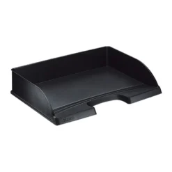 Brevkorg Leitz Plus Standard A4L, svart, stapelbar
