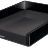 Brevkorg Leitz WOW, helsvart, högblank finish, stapelbar