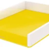 Brevkorg Leitz WOW Tvåfärgad, gul, staplingsbar, A4