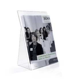 Broschyrställ Durable Bord A4, transparent, polystyren