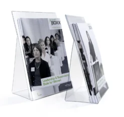 Broschyrställ Durable Bord A4, transparent, polystyren