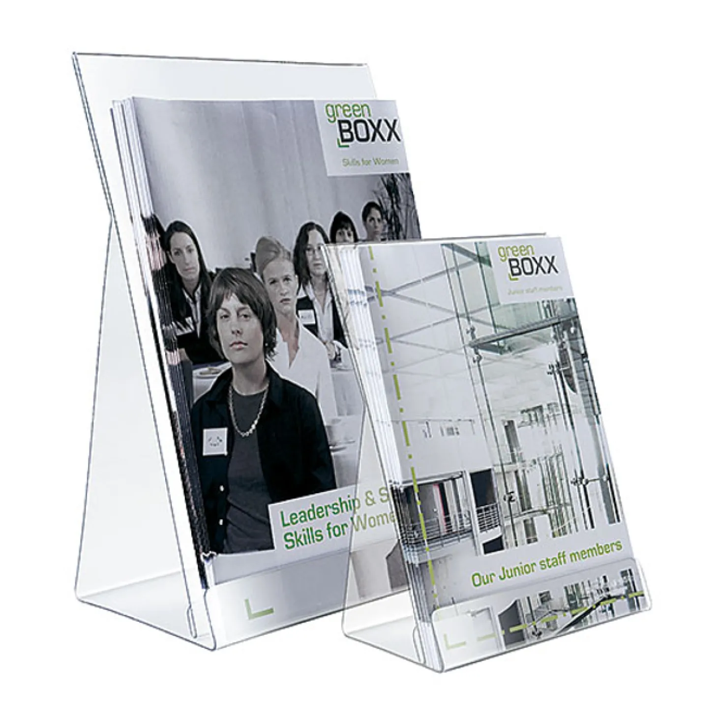 Broschyrställ Durable Bordsstativ A5, transparent