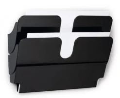 Broschyrställ vägg Durable FLEXIPLUS 2 A4L, magnetisk, 2 fack