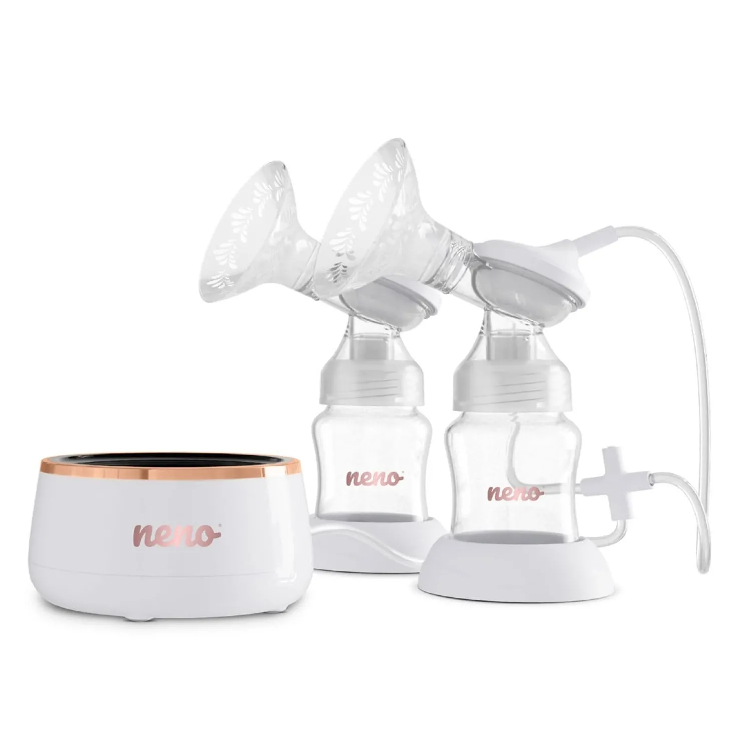 Bröstpump NENO Bella Twin Moon, dubbel, elektrisk, vit